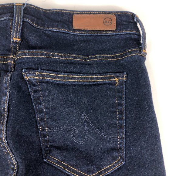 AG Adriano Goldschmied Jean Women 24 Regular The Legging Super Skinny Blue Denim - Picture 10 of 16